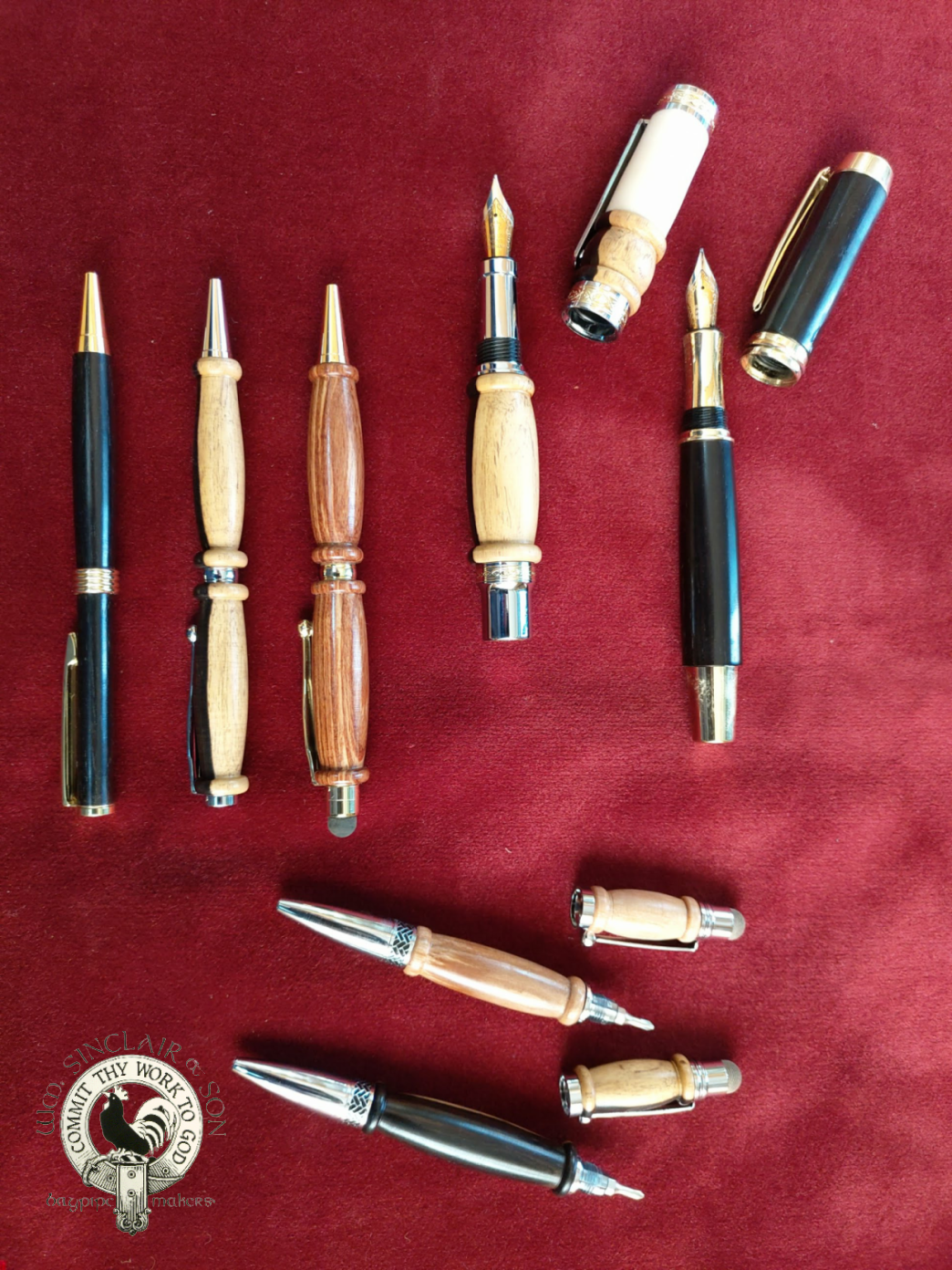 Selection of Hand Made Pens